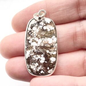 Wild horse Jasper 925 Solid Sterling Silver Pendant